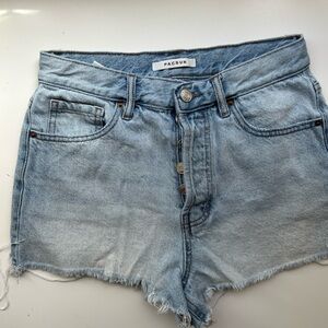 PacSun Light Blue Denim vintage high rise shorts